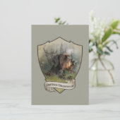 ドイツの金髪ポインタ、ボア狩り カード (スタンド正面)