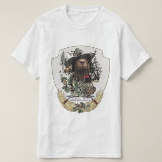 ドイツの金髪ポインタTシャツ Tシャツ (デザイン正面)