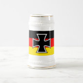 ドイツの鉄の十字の旗のマグおよびジョッキ ビールジョッキ (中央)