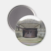 ドイツの銃の位置ノルマンディーを見下ろすビーチ マグネット (正面/裏面)