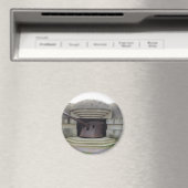 ドイツの銃の位置ノルマンディーを見下ろすビーチ マグネット (インサイチュ (食洗機))