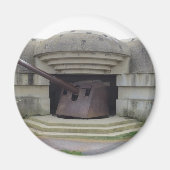 ドイツの銃の位置ノルマンディーを見下ろすビーチ マグネット (正面)