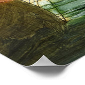 ドイツの風景(Paul Klee) ポスター (角)