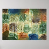 ドイツの風景(Paul Klee) ポスター (正面)