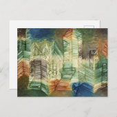 ドイツの風景(Paul Klee) ポストカード (正面/裏面)