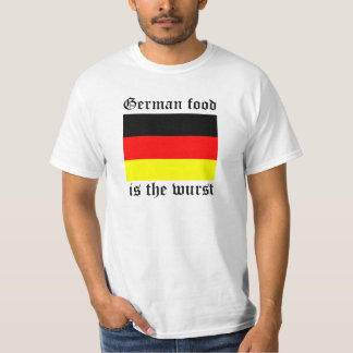 ドイツの食糧はWurstです Tシャツ