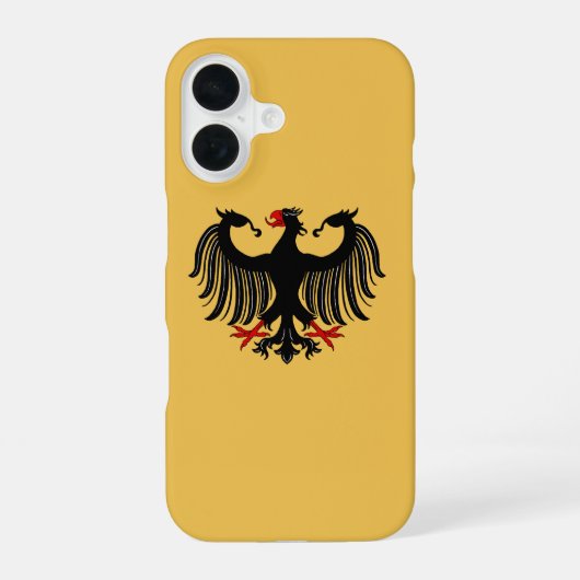 ドイツの鷲 iPhone 16ケース (裏面)