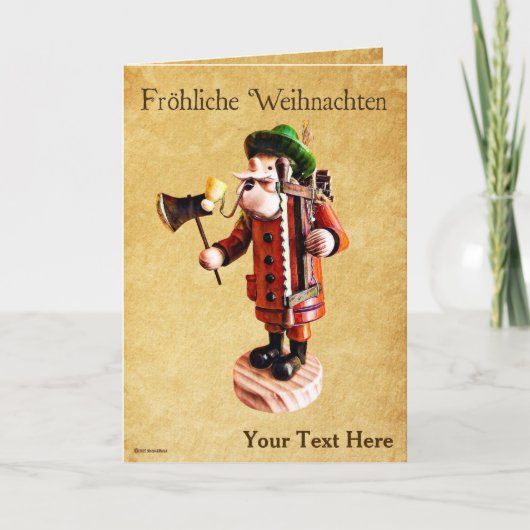 ドイツの「喫煙者」の香炉 カード (正面)