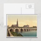 ドイツのAlsace Lorraine、Metz、Todtenbrucke、Germanyクラス ポストカード (正面/裏面)