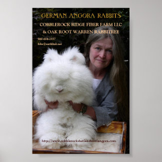 ドイツのANGORA RABBIT MAG.追加. ポスター