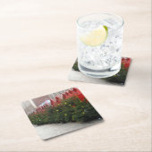 ドイツのChristkindlmarket – クリスマスツリーコースター スクエアペーパーコースター (インサイチュ)