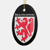 ドイツのCoat of Arms of Braunschweig セラミックオーナメント (左)