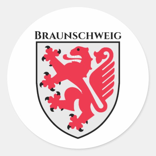 ドイツのCoat of Arms of Braunschweig ラウンドシール (正面)