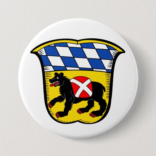 ドイツのCoat of Arms of Freising 缶バッジ (正面)