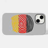 ドイツのDNA Case-Mate iPhoneケース (裏面 (横))