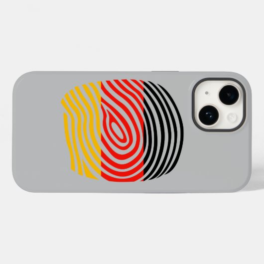 ドイツのDNA Case-Mate iPhoneケース (裏面 (横))