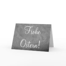 ドイツのFrohe Ostern German Easter Chalkboard文字