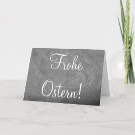 ドイツのFrohe Ostern German Easter Chalkboard文字 シーズンカード
