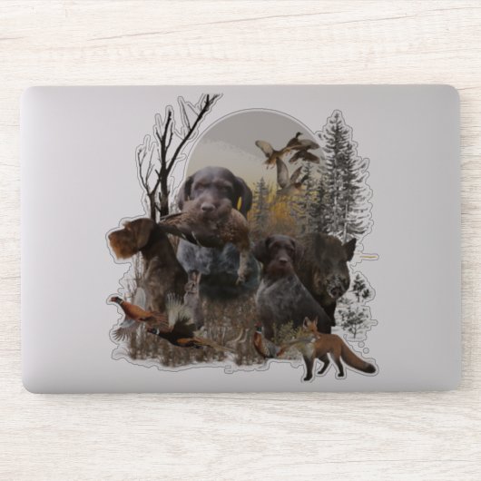 ドイツのGWP (Wirehed Pointer)ステッカー シール (コンピューター)