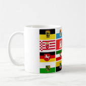 ドイツのLaenderの州の旗 コーヒーマグカップ (左)