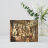 ドイツのNeuschwanstein Castleダイニングルーム ポストカード (スタンド正面)