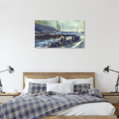 ドイツのUボートU 56はGrozovoiによって沈められた キャンバスプリント (インサイチュ (寝室))