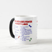 ドイツのWIREHAIREDポインターの特性の法律2 モーフィングマグカップ (正面左)