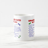 ドイツのWIREHAIREDポインターの特性の法律2 モーフィングマグカップ (中央)