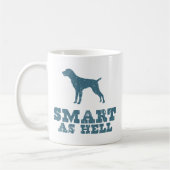 ドイツのWirehairedポインター コーヒーマグカップ (左)