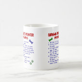 ドイツのWIREHAIREDポインターPL2 コーヒーマグカップ (中央)