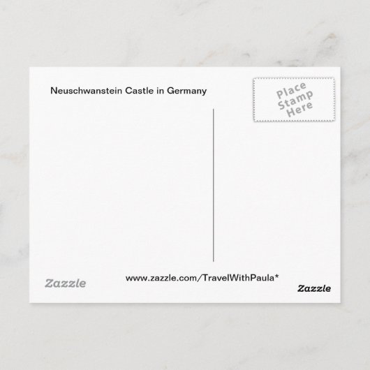 ドイツはがき ポストカード (裏面)