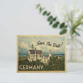 ドイツはノイシュヴァンシュタイン城を保存 案内ポストカード (スタンド正面)