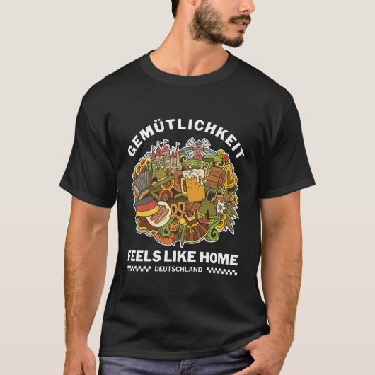ドイツはホームに感じられる Tシャツ (正面)