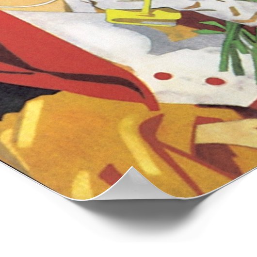 ドイツはヴィンテージ旅行のポスターを見たい ポスター (角)