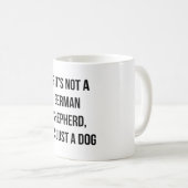 ドイツもし人の羊飼いじゃない犬だ コーヒーマグカップ (正面右)