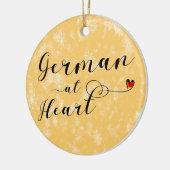 ドイツアットハートホリデーデコレーション セラミックオーナメント (左)
