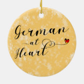 ドイツアットハートホリデーデコレーション セラミックオーナメント (裏面)