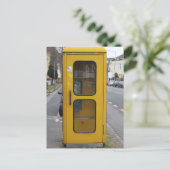 ドイツイエローテレフォンツェル電話ブース ポストカード (スタンド正面)