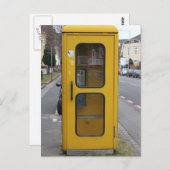 ドイツイエローテレフォンツェル電話ブース ポストカード (正面/裏面)