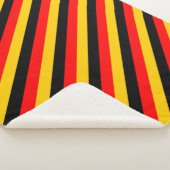 ドイツインスパイア色付ストライプ国旗 シェルパブランケット (3/4)