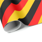 ドイツインスパイア色付ストライプ国旗 ラッピングペーパー (ロールコーナー)