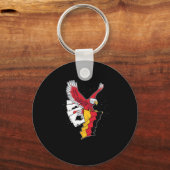 ドイツイーグルトランプトランプのポーカーカジノギャンブラーGi キーホルダー (正面)