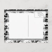 ドイツエレガント狩りシランニングーン鹿とイノシシ ポストカード (裏面)