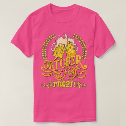 ドイツオクトーバーフェストビールフェスティバル飲み会 Tシャツ (デザイン正面)