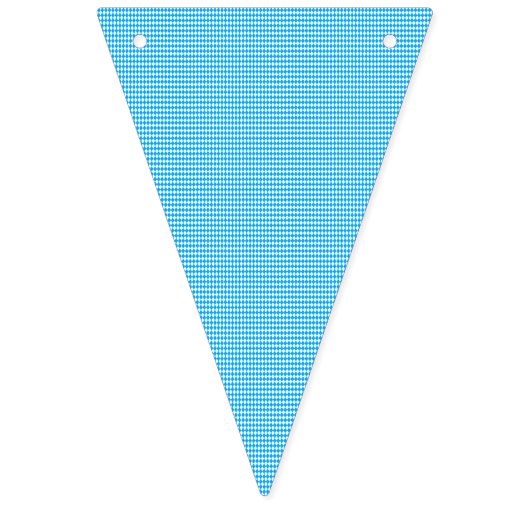 ドイツオクトーバーフェストブルーホワイトバイエルン模様 バンティングフラッグ (第1の旗)