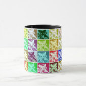 ドイツカラフルの羊飼いドッグポップ・アートのアート マグカップ (中央)