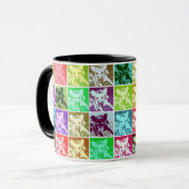 ドイツカラフルの羊飼いドッグポップ・アートのアート マグカップ (正面左)
