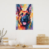 ドイツカラフルの羊飼い芸術 ポスター (キッチン)