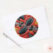 ドイツカラーズデザイン付きシール ラウンドシール (封筒)