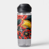 ドイツカラーズ付きウォーターボトルデザイン ウォーターボトル (背面)